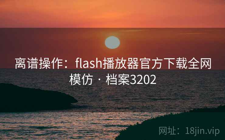 离谱操作：flash播放器官方下载全网模仿 · 档案3202