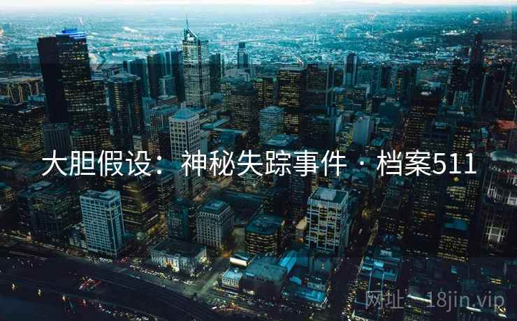 大胆假设：神秘失踪事件 · 档案511  第2张