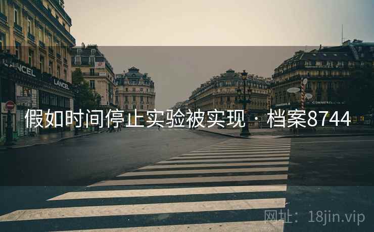 假如时间停止实验被实现 · 档案8744